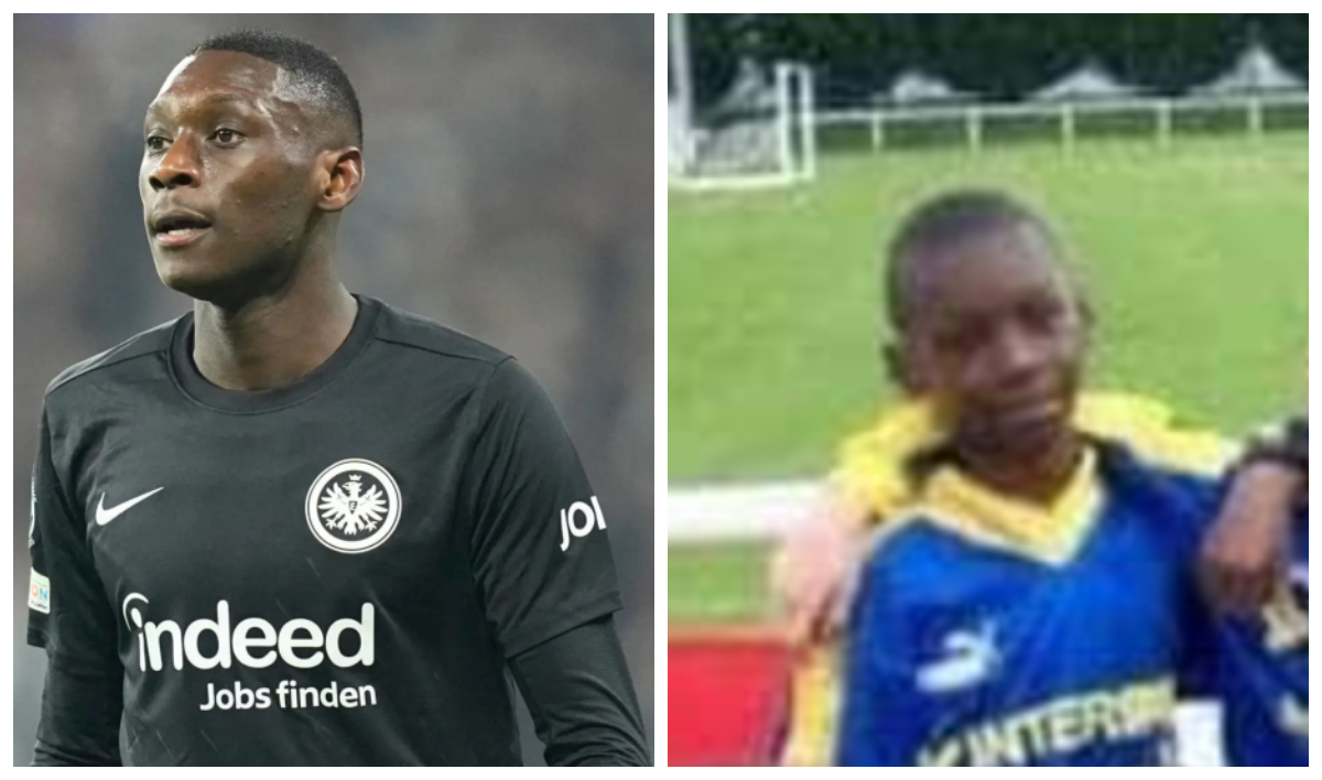 Randal Kolo Muani agora e na infância