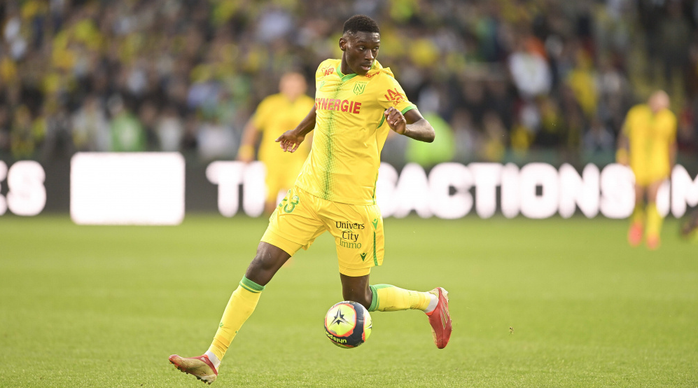 Randal Kolo Muani em Nantes na partida